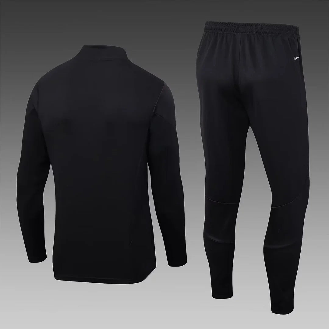 2023/2024 Arsenal Half-Pull Tracksuit Black 1:1 Thai Quality