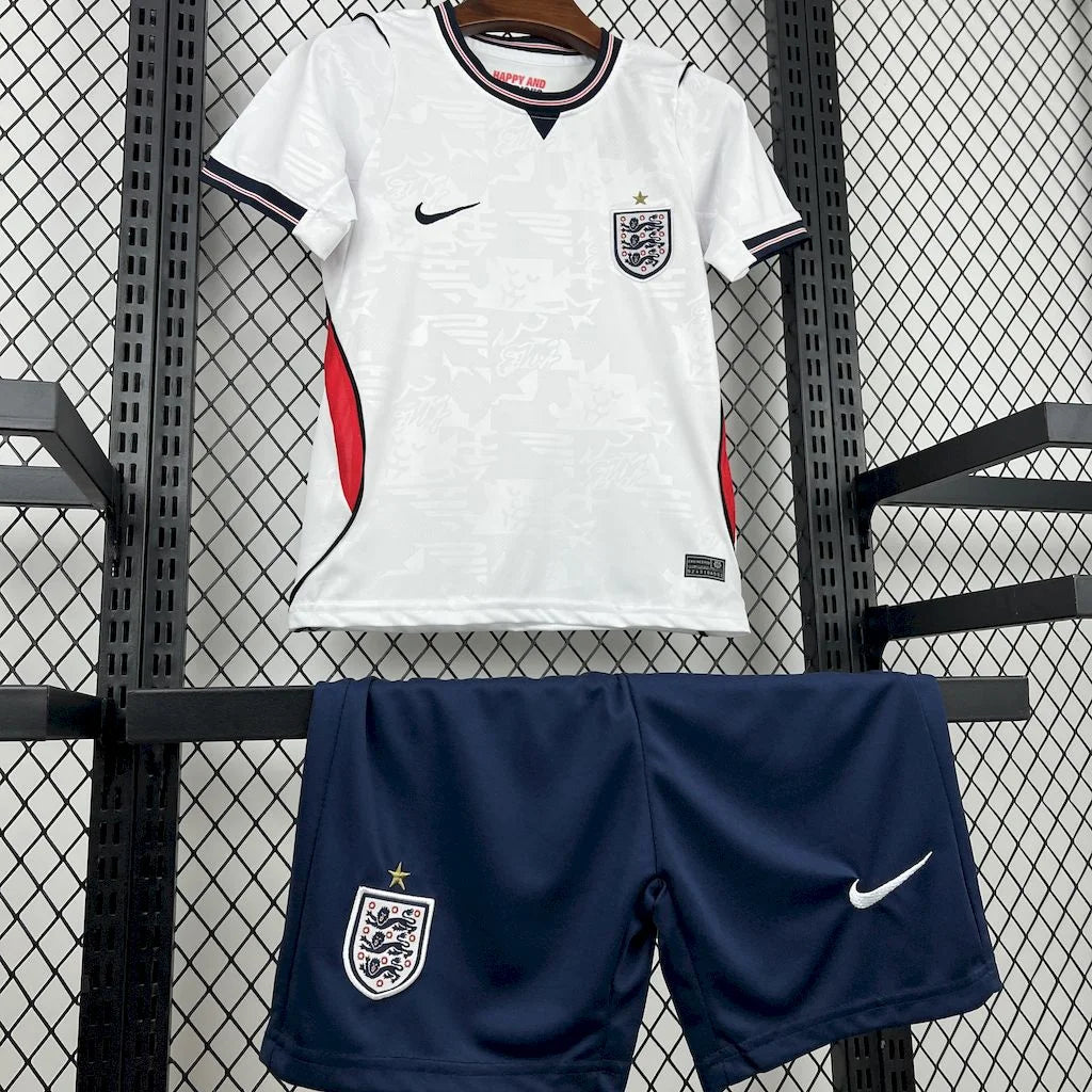2026 England Home Football Shirt Kids Size