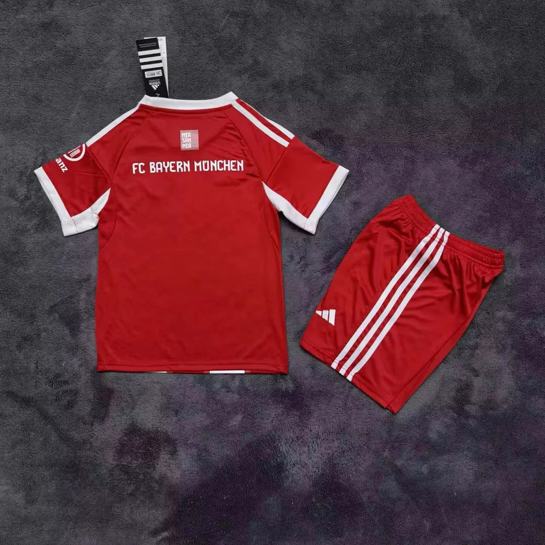 2025/2026 Bayern Munchen Home Football Shirt Kids Size