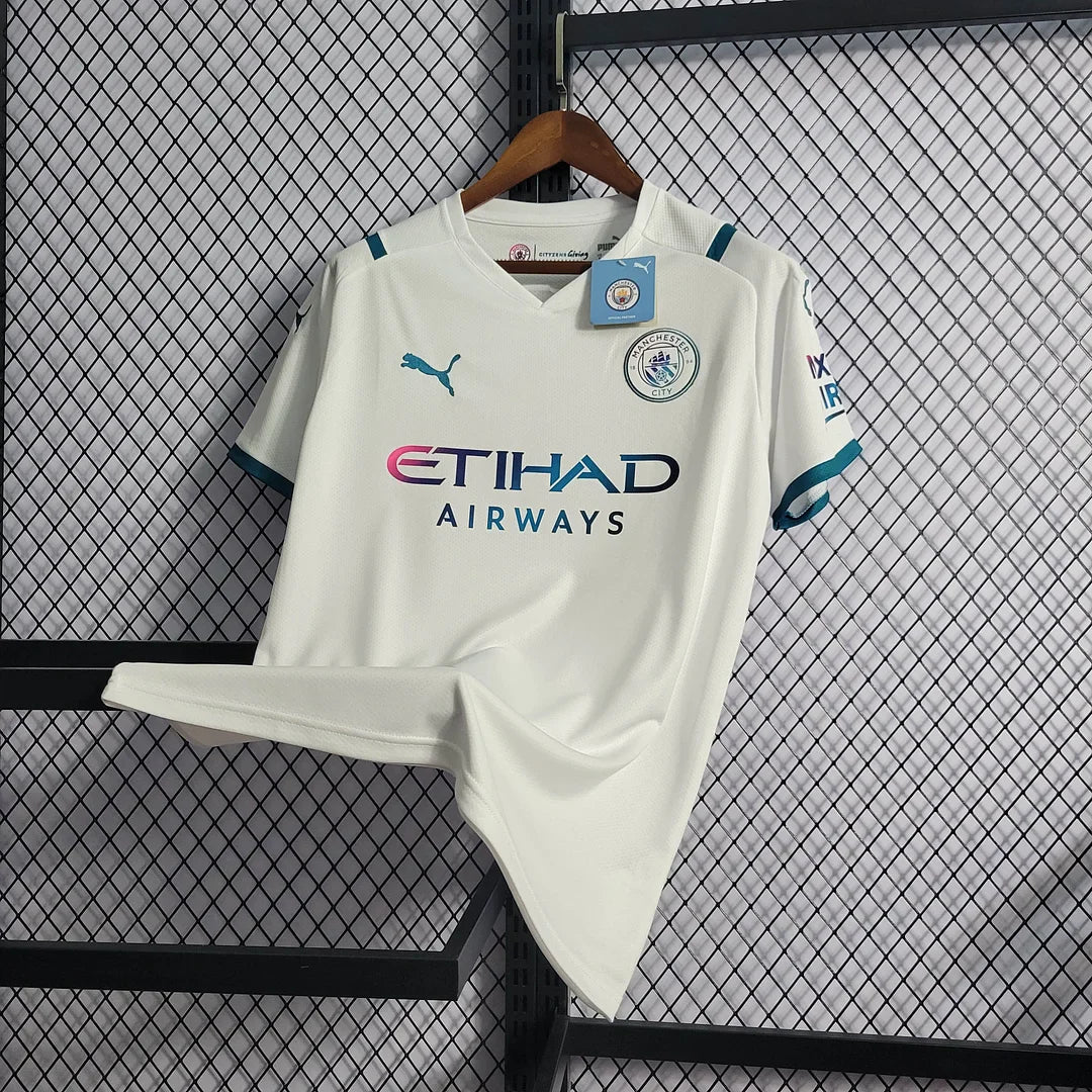 Manchester City Football Shirt 2021/2022 Retro 1:1 Thai Quality Away