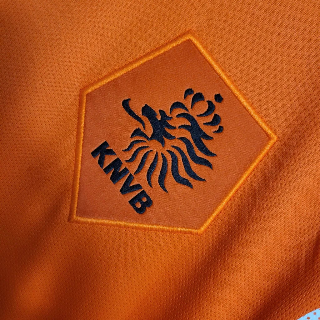 2010 Retro Netherlands Home Football Shirt