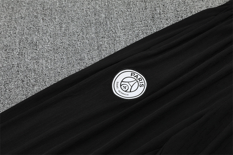 2025/2026 PSG Paris Saint-Germain White Half-Pull Tracksuit