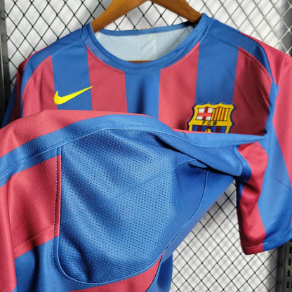 2005/2006 Retro Barcelona Home Football Shirt UEFA Champions League 1:1 Thai Quality