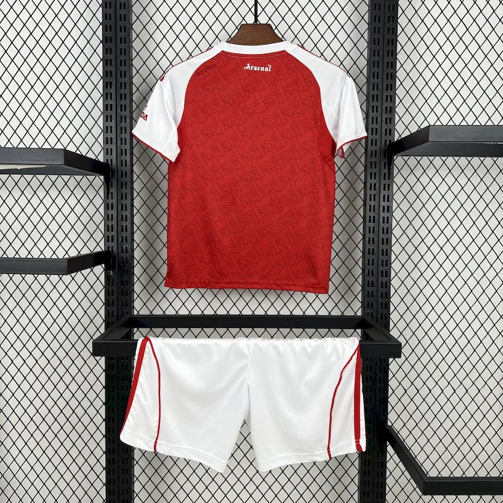 2025/2026 Arsenal Home Football Shirt Kids Size