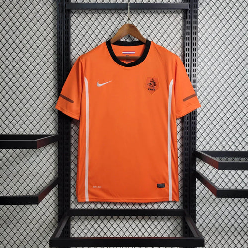2010 Retro Netherlands Home Football Shirt