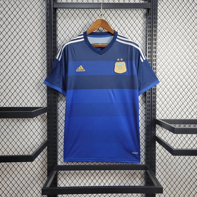 2014 Retro Argentina National Team Away Jersey