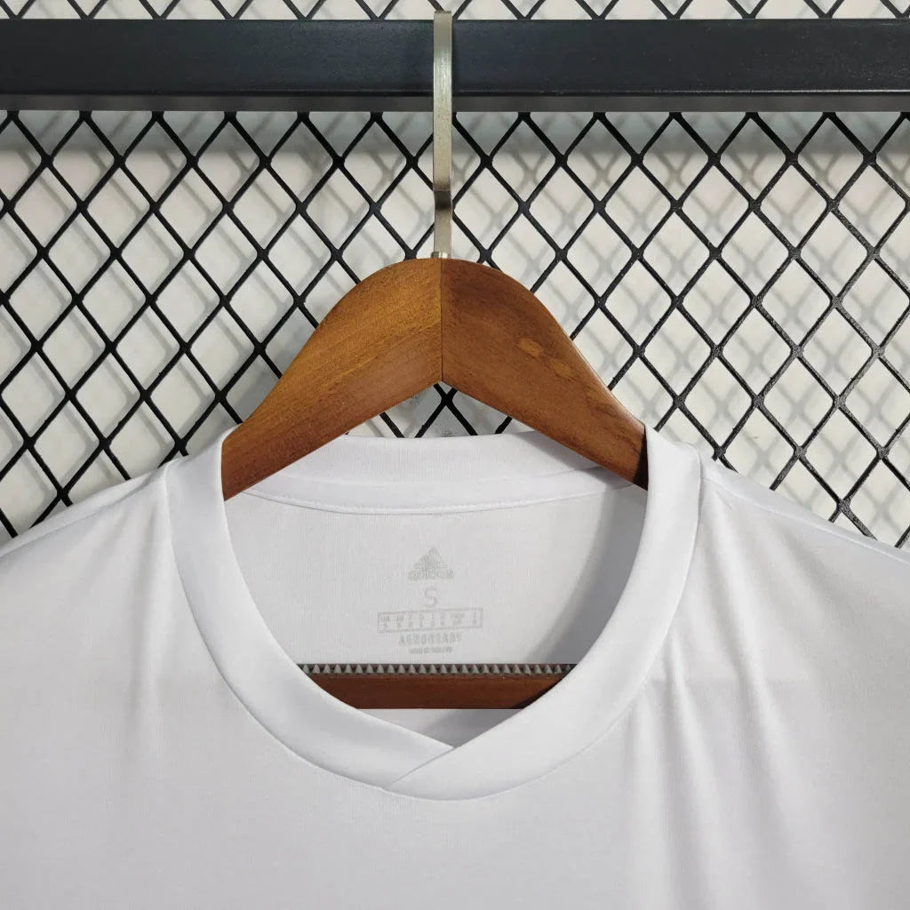 2023/2024 Real Madrid Reflective Balmain White Football Shirt