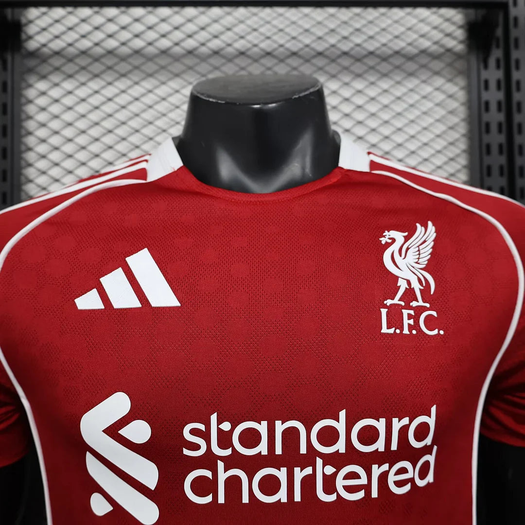 2025/2026 Player Version Liverpool Home Football Shirt