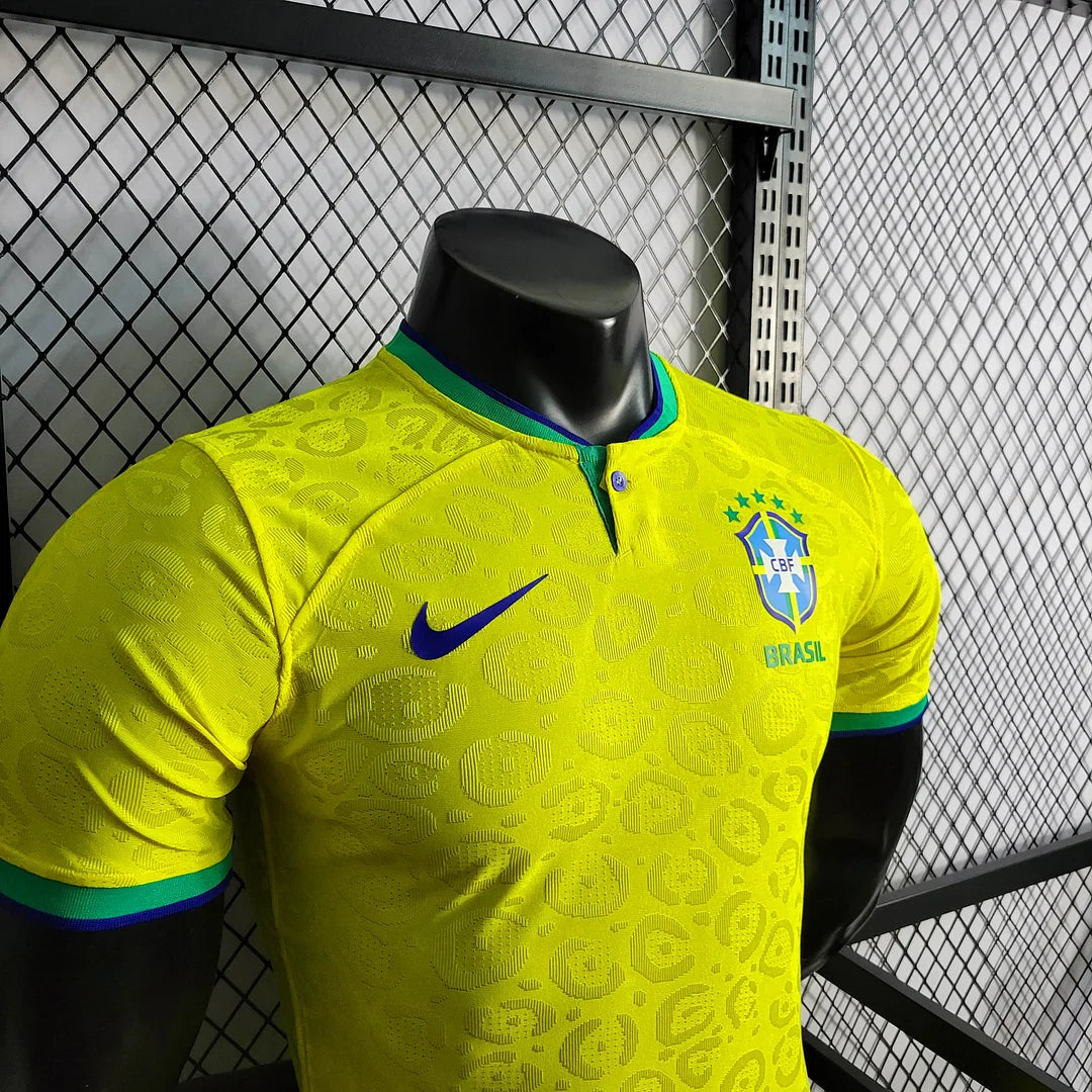 2022 World Cup Brazil Home Soccer Jersey - Player Version