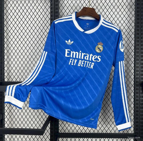 2025/2026 Long Sleeve Real Madrid Third Away Football Shirt