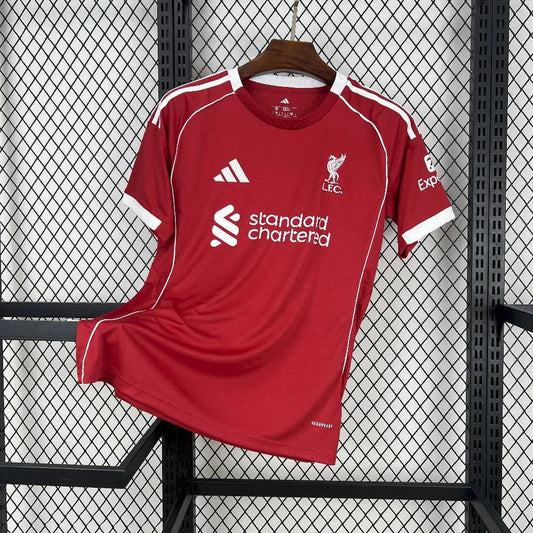 2025/2026 Liverpool Home Football Shirt