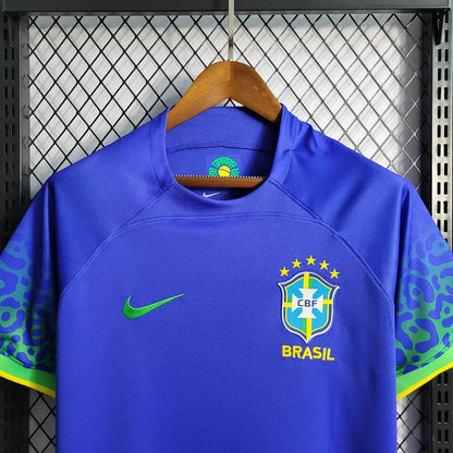 2022 World Cup Brazil Away Soccer Jersey