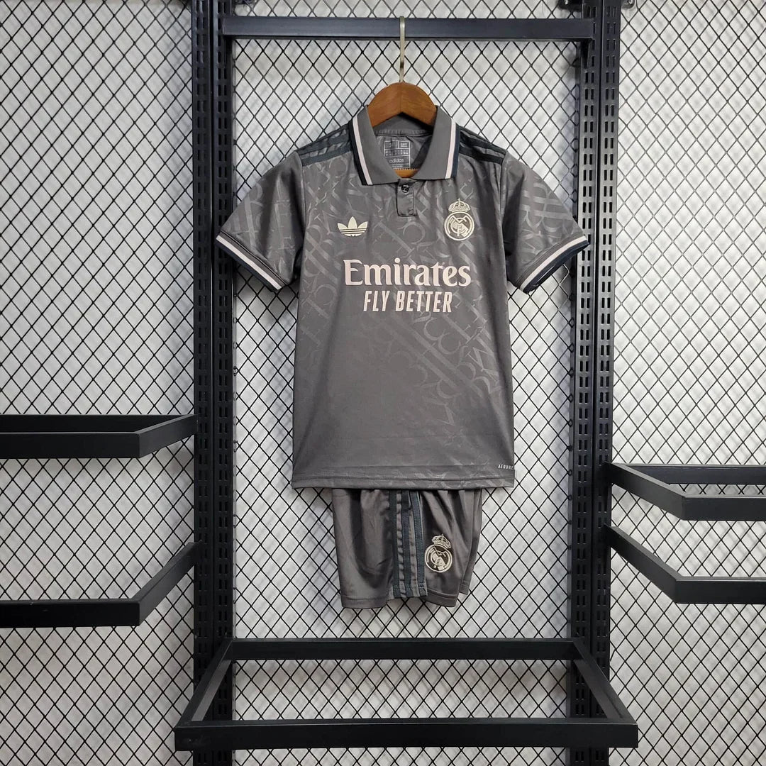 2024/2025 Kids Size Real Madrid Third Away Football Shirt 1:1 Thai Quality