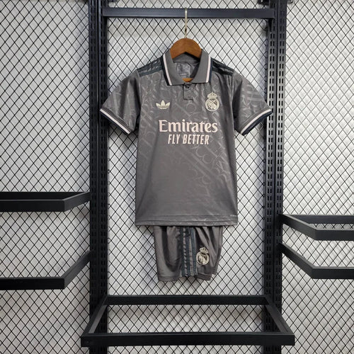 2024/2025 Kids Size Real Madrid Third Away Football Shirt 1:1 Thai Quality