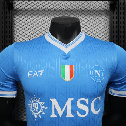 2025/2026 Player Version SSC Napoli Home Football Shirt