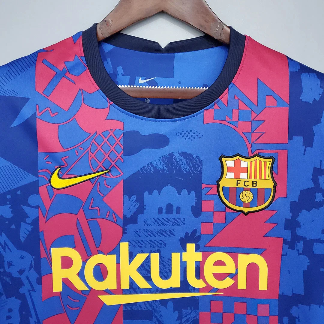 Barcelona Football Shirt 2021 / 2022 Retro 1:1 Thai Quality Third Away