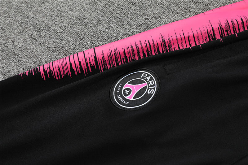 2018/2019 PSG Paris Saint-Germain Pink Half-Pull Tracksuit