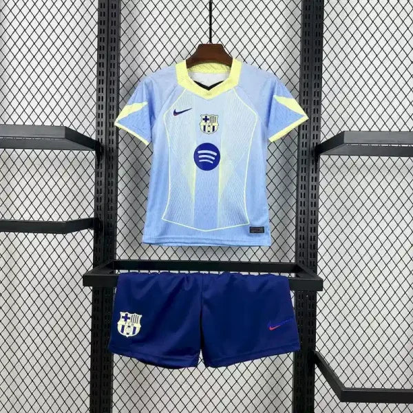 2025/2026 Kids Size Barcelona Special Edition Blue Football Shirt