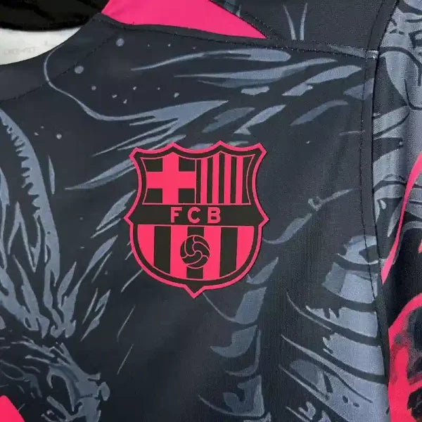 2025/2026 Barcelona Special Edition Dark and Pink Football Shirt