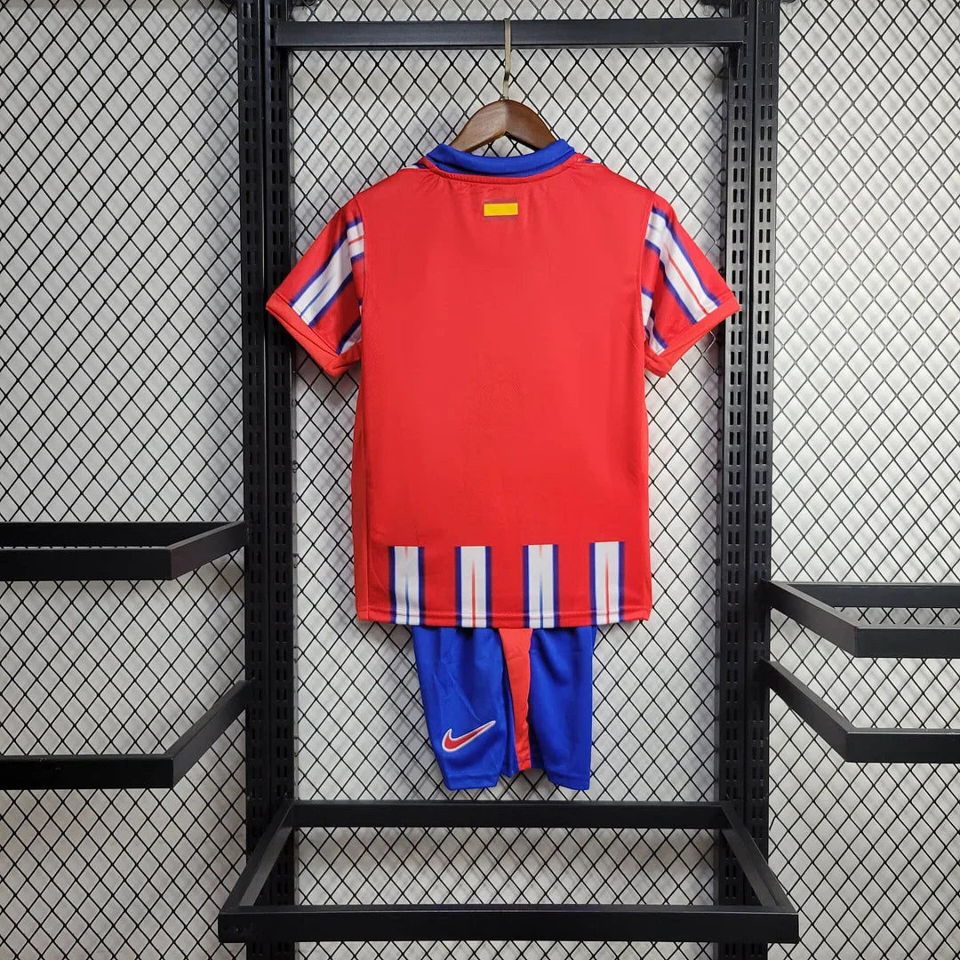 2024/2025 Atletico Madrid Home Football Shirt Kids Size 1:1 Thai Quality