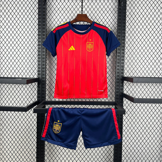 2026 Spain Home World Cup Football Shirt Kids Size
