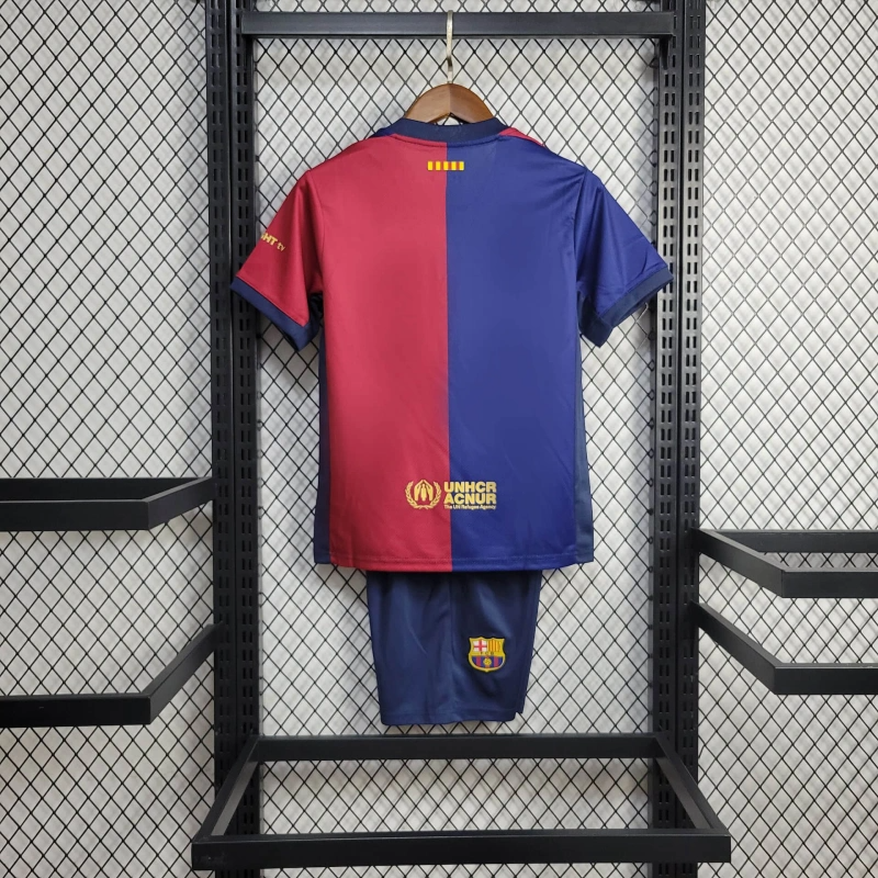 2024/2025 Barcelona x Travis Scott Kids Size Football Jersey