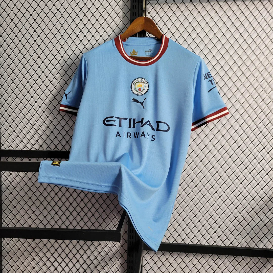 2022/2023 Manchester City Home Football Shirt 1:1 Thai Quality