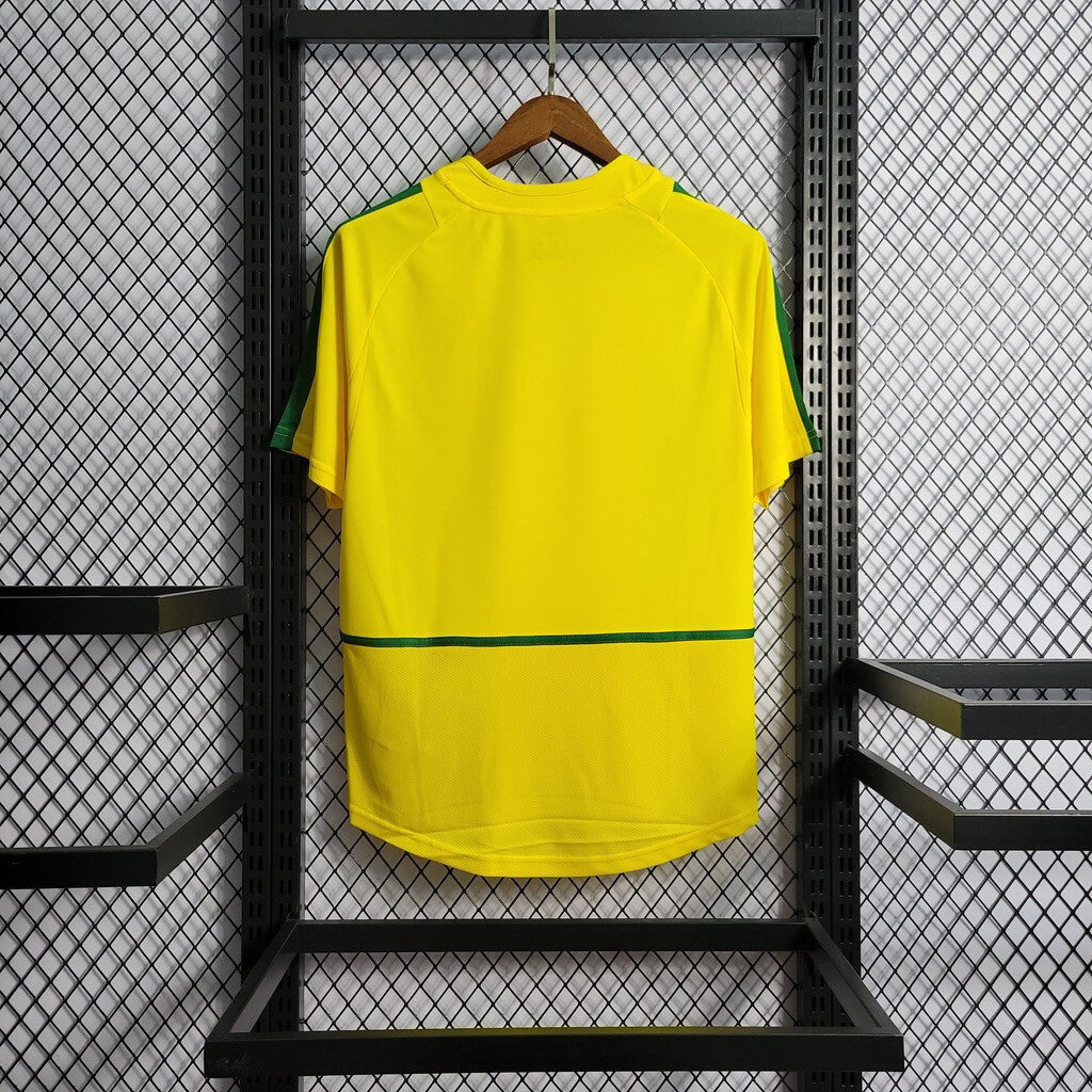 2002 Retro Brazil Soccer Jersey Home