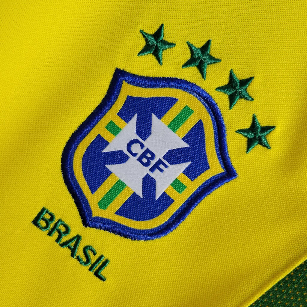 2002 Retro Brazil Soccer Jersey Home