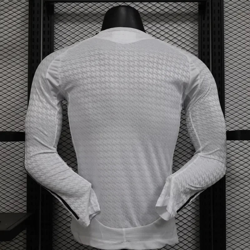 2024/2025 Long Sleeve Real Madrid Home Football Shirt 1:1 Thai Quality