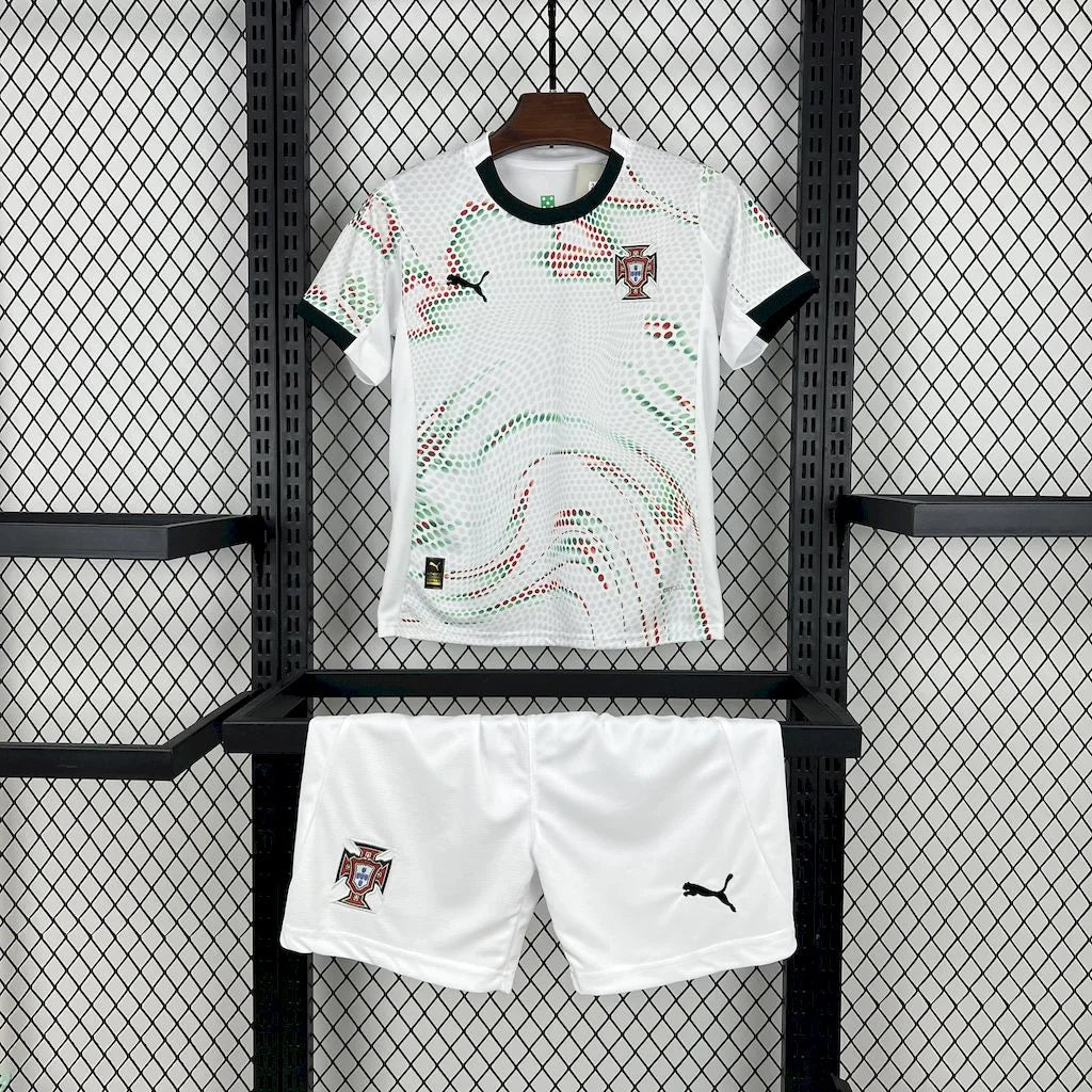 2025 Portugal Away Football Shirt Kids Size 1:1