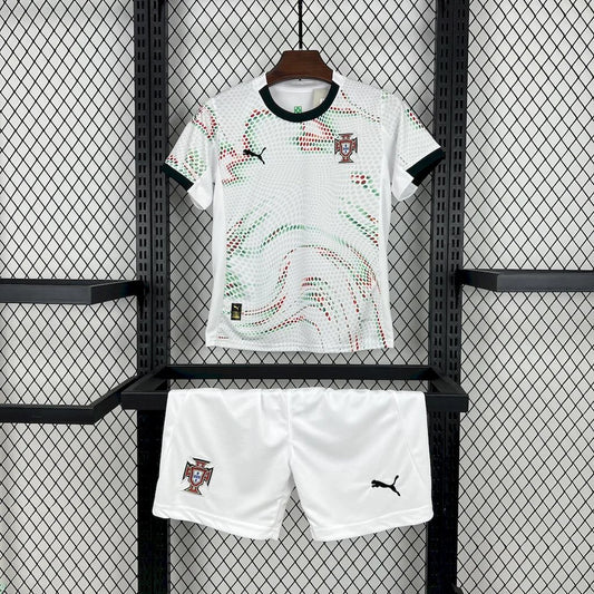 2025 Portugal Away Football Shirt Kids Size 1:1