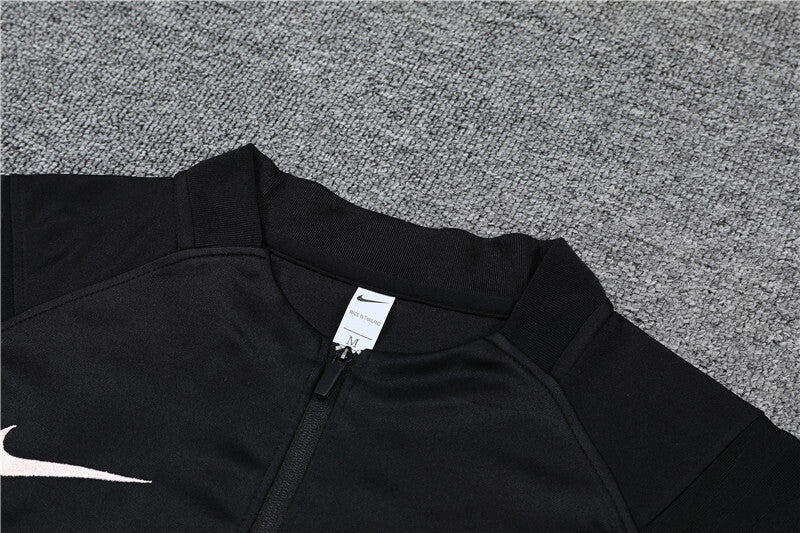 2021/2022 Psg Paris Saint-Germain Half-Pull Tracksuit Black