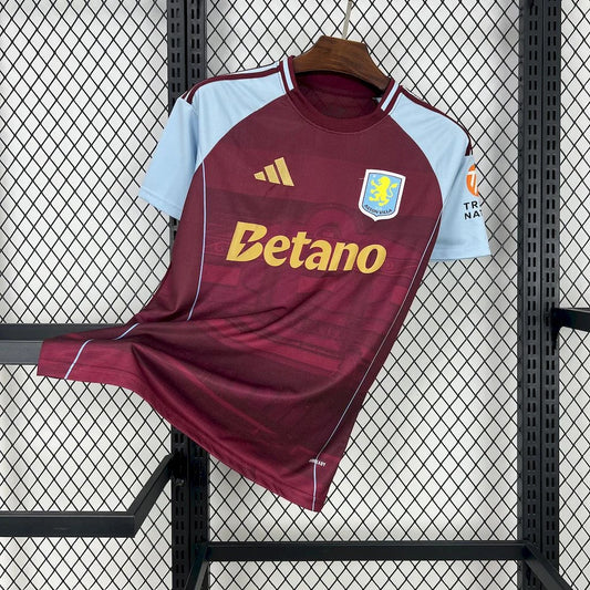 2025/2026 Aston Villa Home Football Shirt