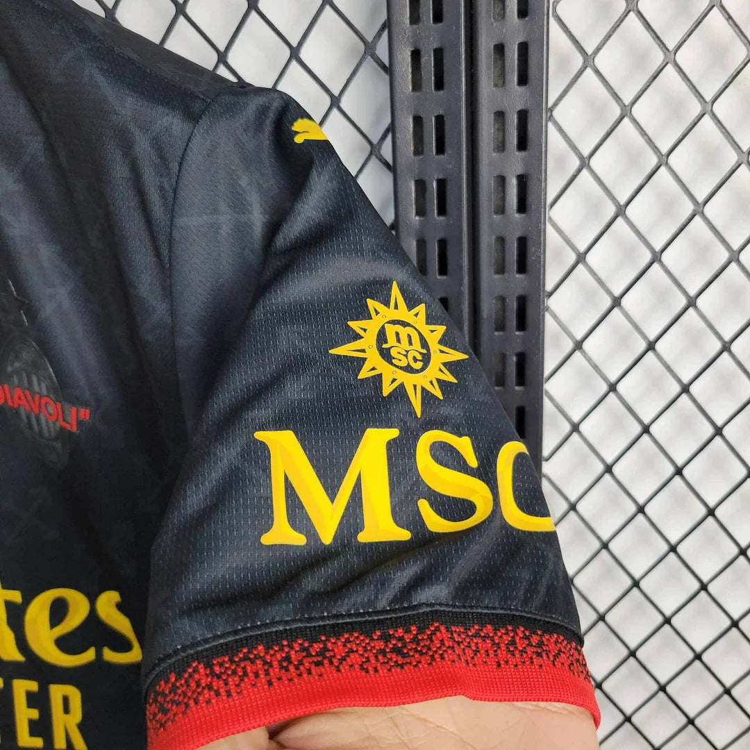 2024/2025 AC Milan x OFF-WHITE Football Shirt