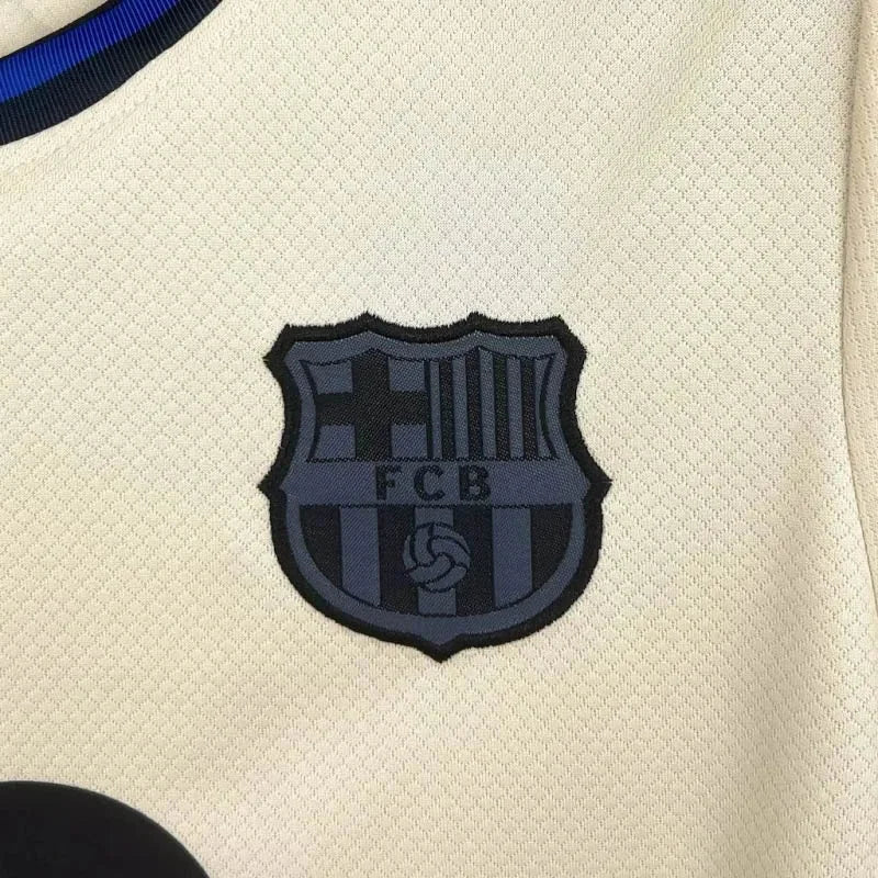 2025/2026 Barcelona Away Football Shirt Kids Size