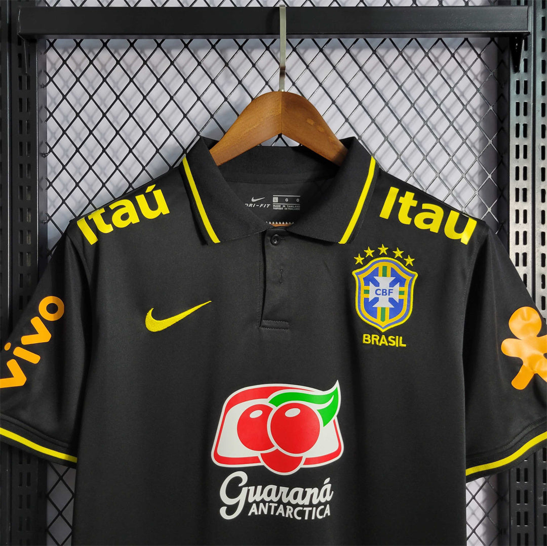 Brazil POLO Black Shirt