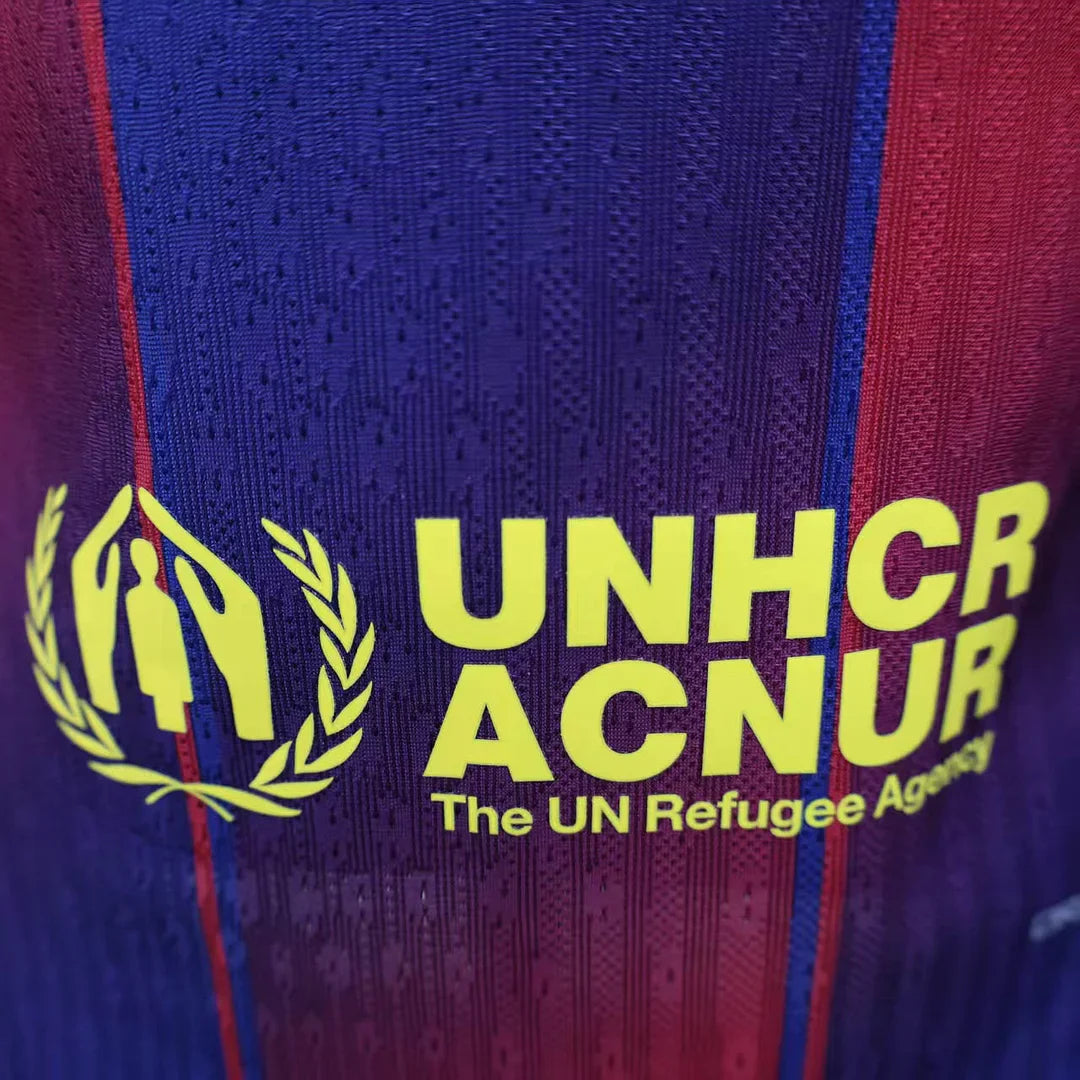 2025/2026 Player Version Barcelona Home Football Shirt