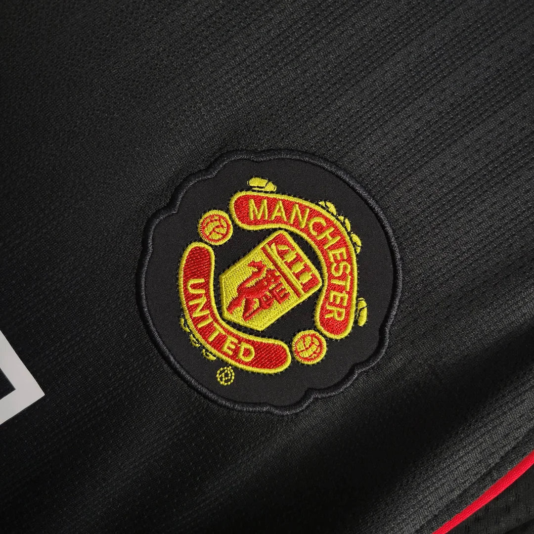 2007/2008 Retro Manchester United long Sleeve Soccer Jersey Third Away 1:1 Thai Quality