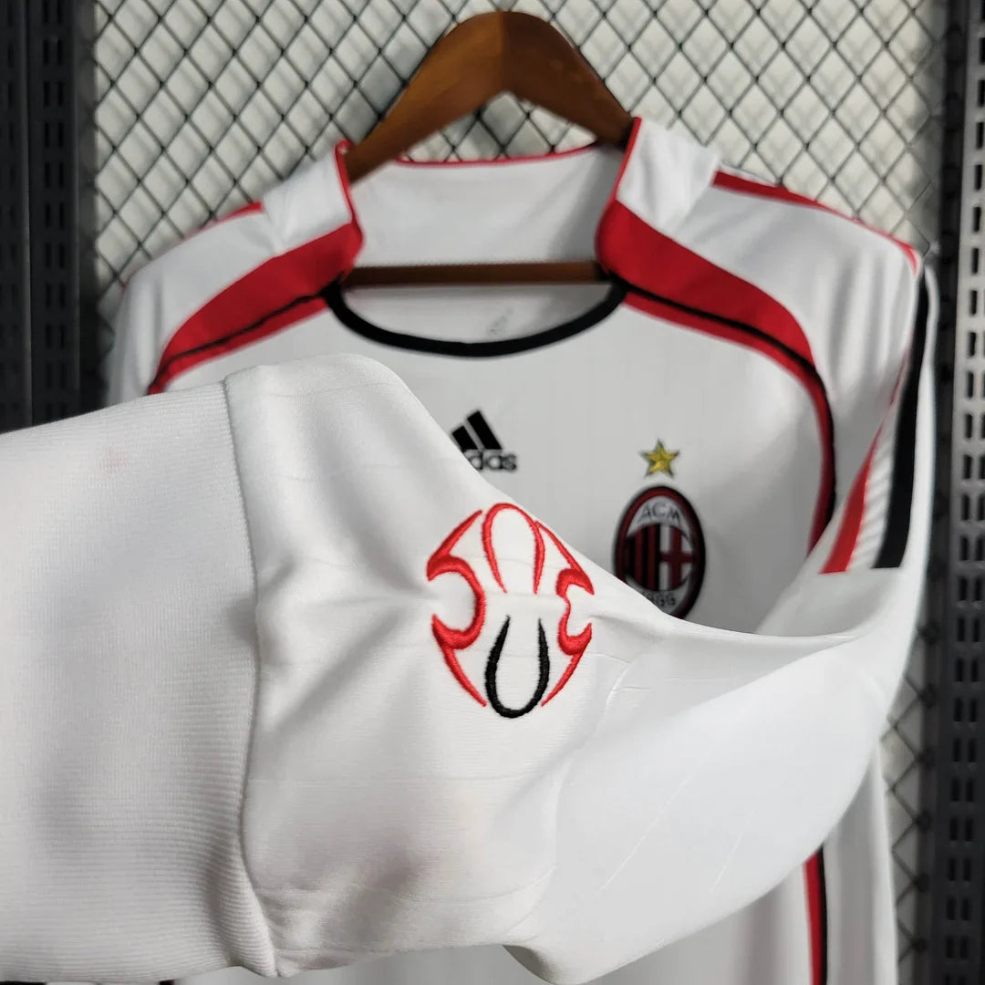 2006/2007 Retro Long Sleeve AC Milan Away Football Shirt 1:1 Thai Quality