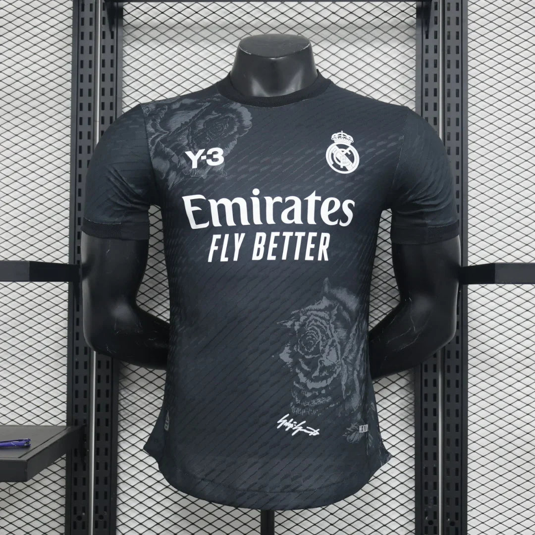 2024/2025 Real Madrid Y-3 Special Edition Black Football Shirt - Player Version