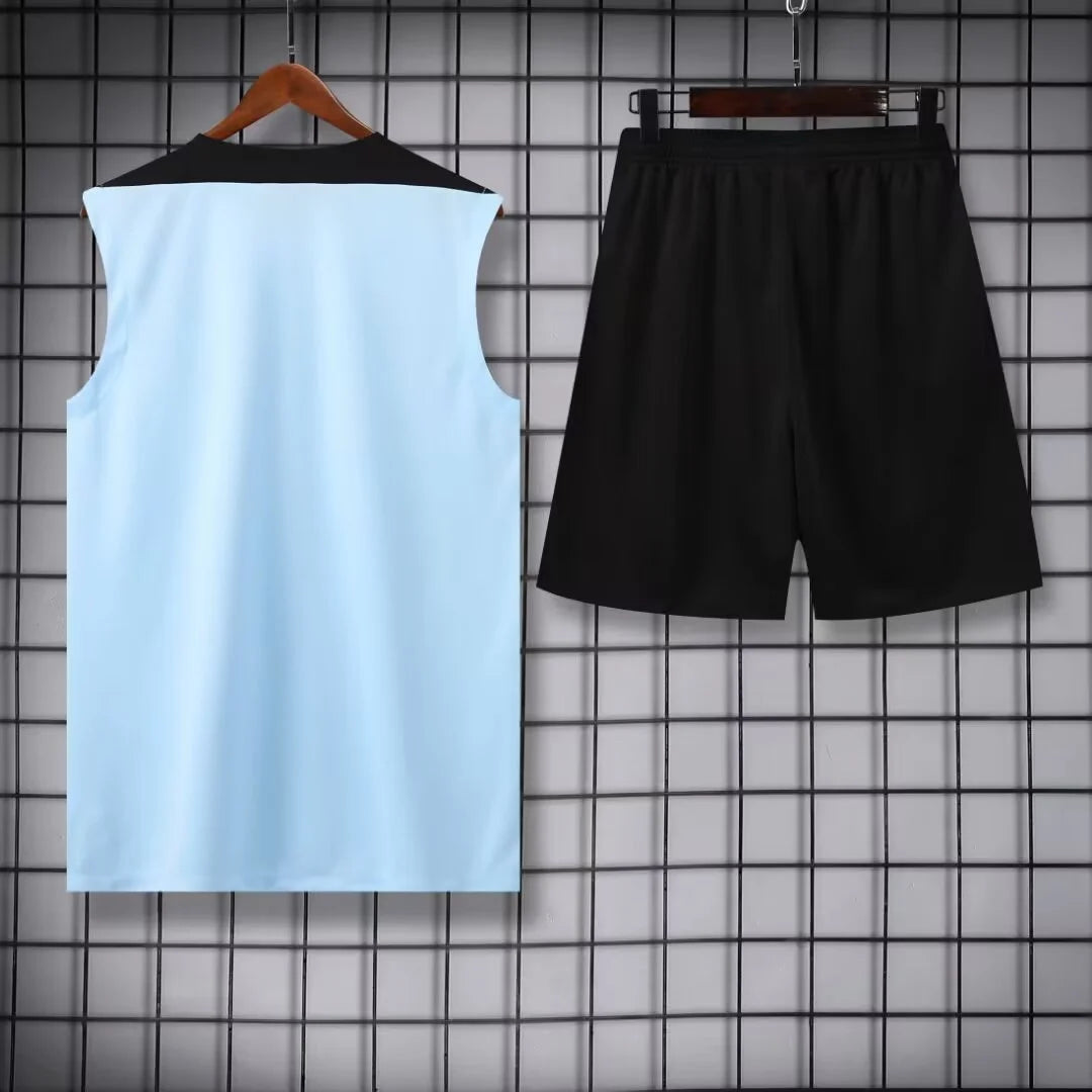 2024/2025 Barcelona Pre-match Training White Jersey+Shorts 1:1 Thai Quality