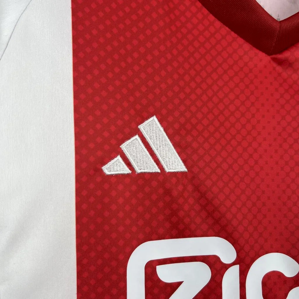 2025/2026 Ajax Home Football Shirt Kids Size