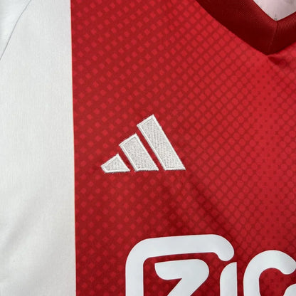 2025/2026 Ajax Home Football Shirt Kids Size