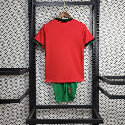 2024 Portugal Home Football Shirt Kids Size 1:1 Thai Quality