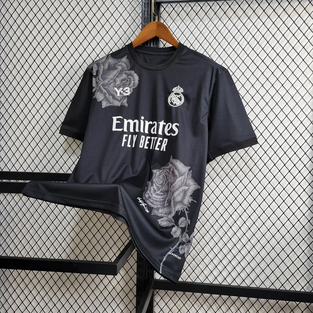 2024/2025 Real Madrid Y-3 Special Edition Black Football Shirt