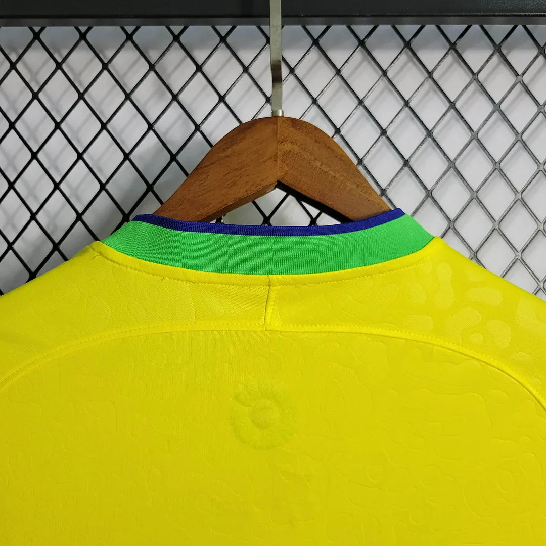 2022 World Cup Brazil Home Soccer Jersey