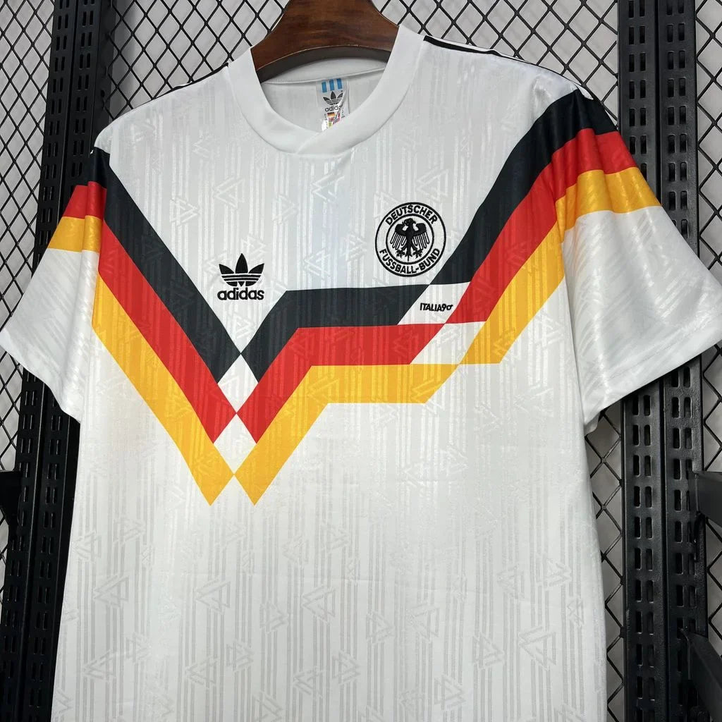 1990 Retro Soccer Jersey Germany Home