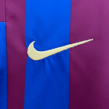 2005/2006 Retro Kids Size Barcelona Home Football Shirt 1:1 Thai Quality