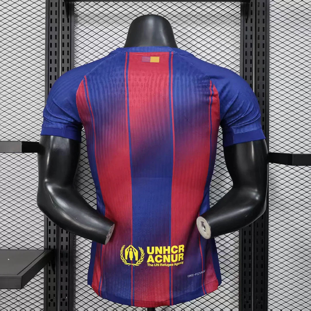 2025/2026 Player Version Barcelona Home Football Shirt